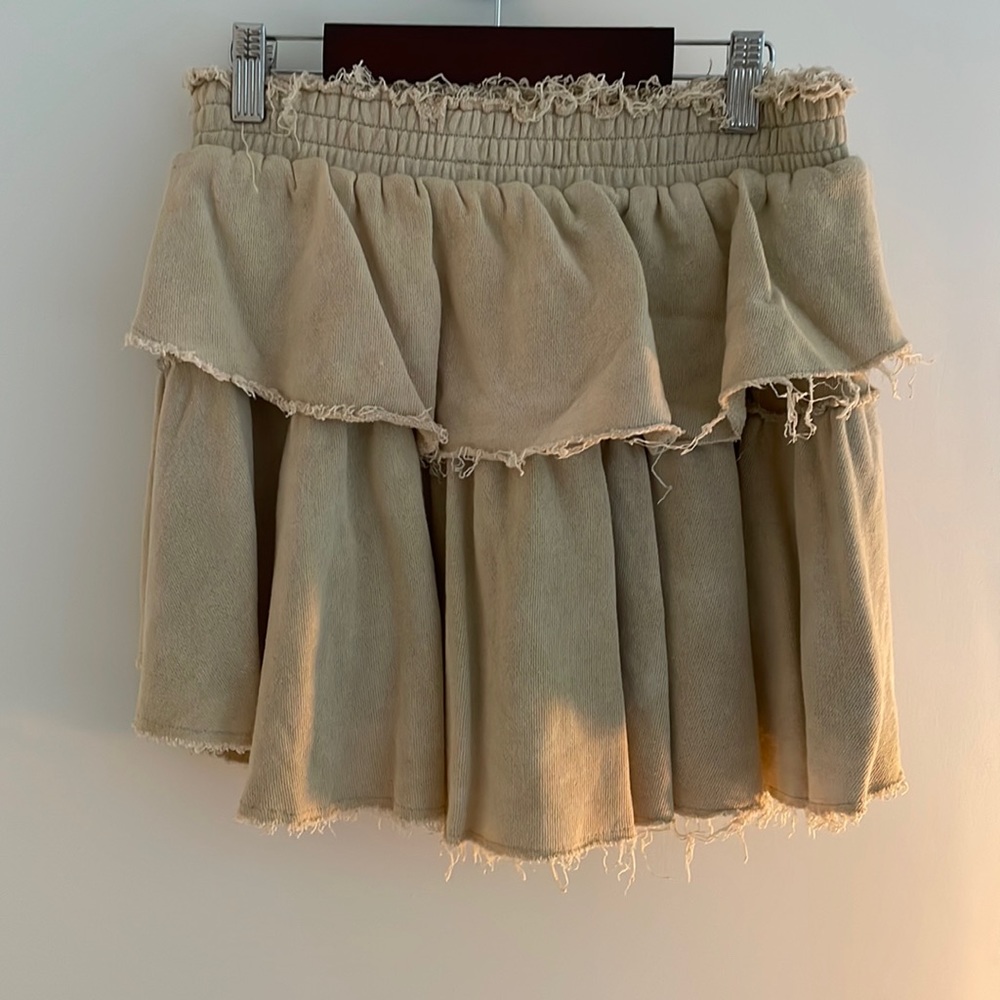 Loveshackfancy fleece skirt